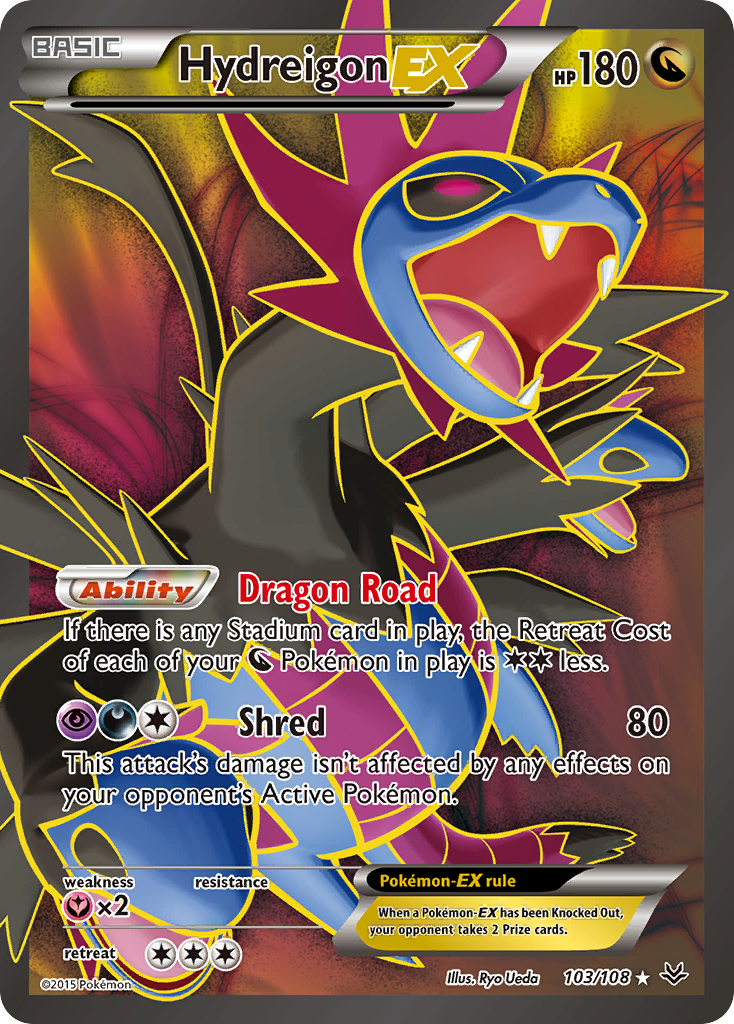 Hydreigon EX (103/108) [XY: Roaring Skies] | Play N Trade Winnipeg