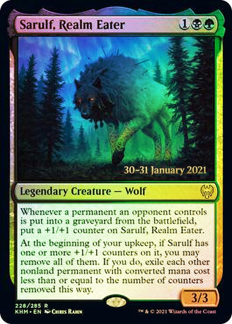 Sarulf, Realm Eater [Kaldheim Prerelease Promos] | Play N Trade Winnipeg