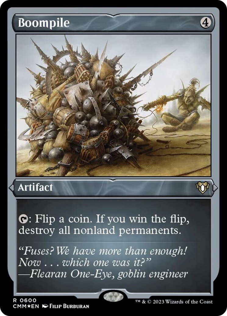 Boompile (Foil Etched) [Commander Masters] | Play N Trade Winnipeg