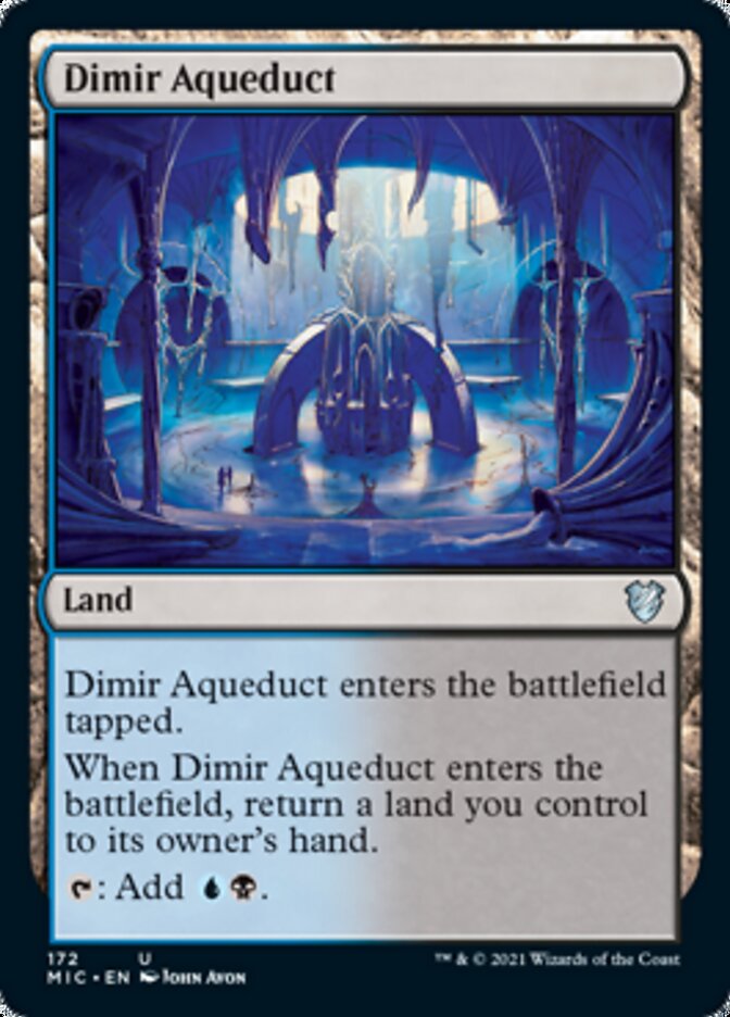 Dimir Aqueduct [Innistrad: Midnight Hunt Commander] | Play N Trade Winnipeg