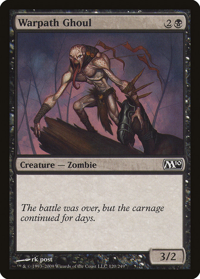 Warpath Ghoul [Magic 2010] | Play N Trade Winnipeg