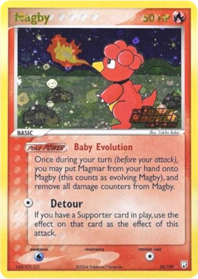 Magby (24/109) (Stamped) [EX: Team Rocket Returns] | Play N Trade Winnipeg