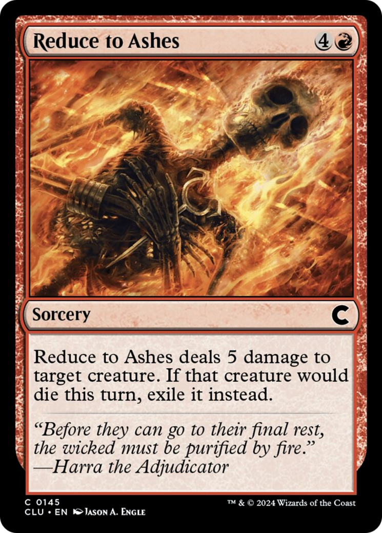 Reduce to Ashes [Ravnica: Clue Edition] | Play N Trade Winnipeg
