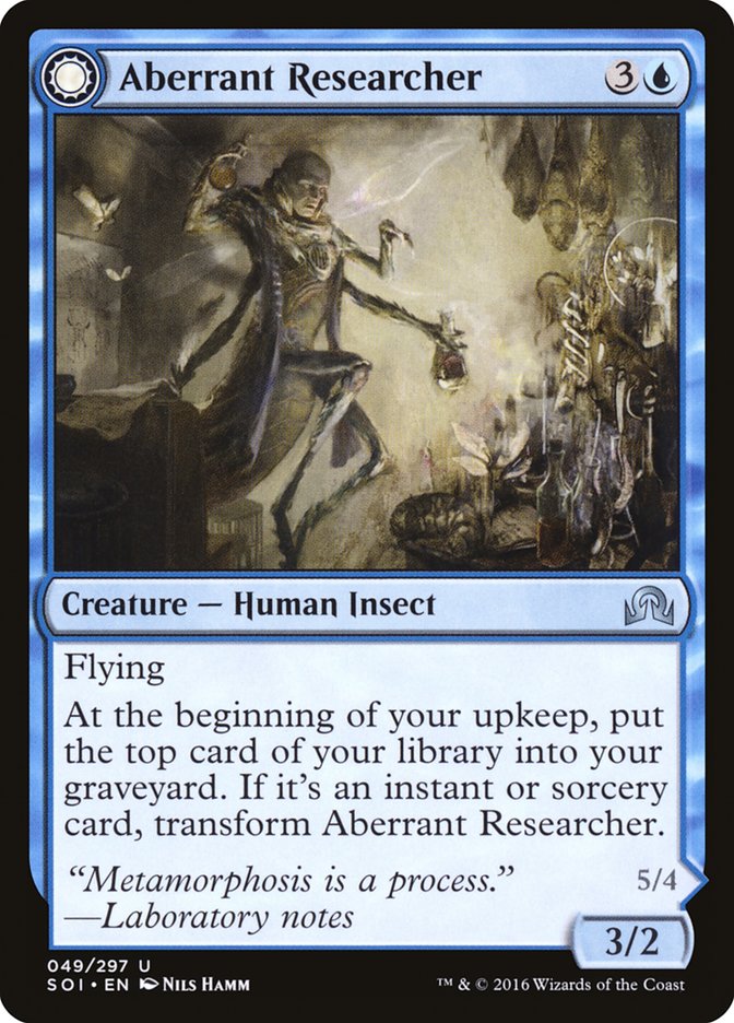 Aberrant Researcher // Perfected Form [Shadows over Innistrad] | Play N Trade Winnipeg