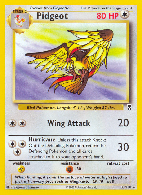 Pidgeot (33/110) [Legendary Collection] | Play N Trade Winnipeg