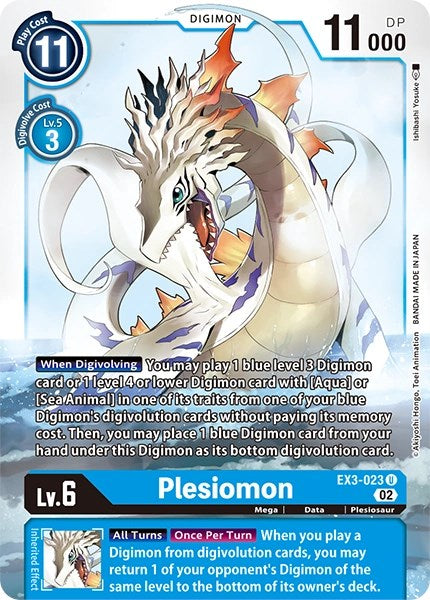 Plesiomon [EX3-023] [Revision Pack Cards] | Play N Trade Winnipeg