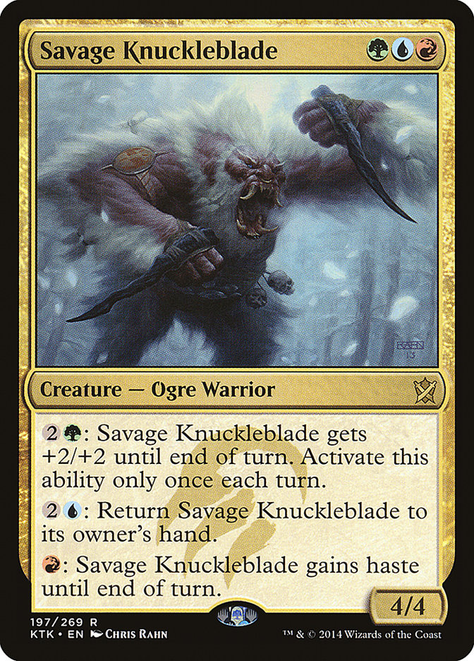 Savage Knuckleblade [Khans of Tarkir] | Play N Trade Winnipeg