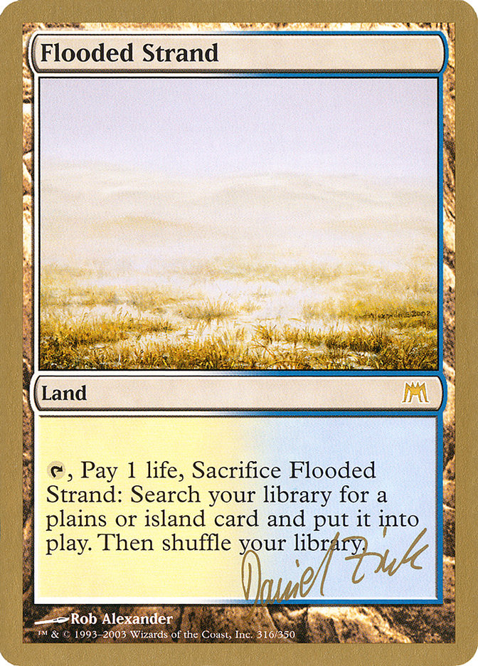 Flooded Strand (Daniel Zink) [World Championship Decks 2003] | Play N Trade Winnipeg