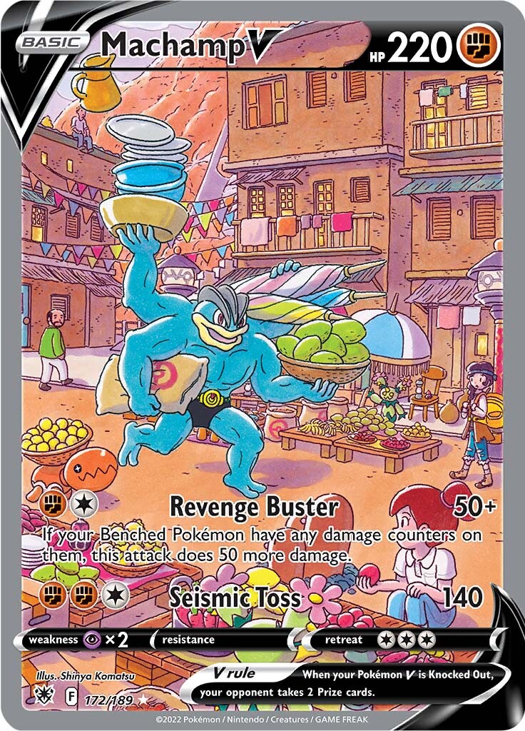 Machamp V (172/189) [Sword & Shield: Astral Radiance] | Play N Trade Winnipeg