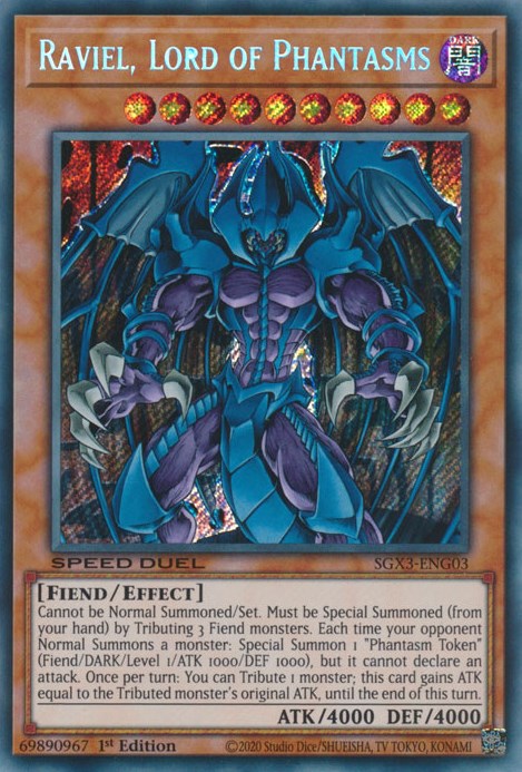 Raviel, Lord of Phantasms [SGX3-ENG03] Secret Rare | Play N Trade Winnipeg