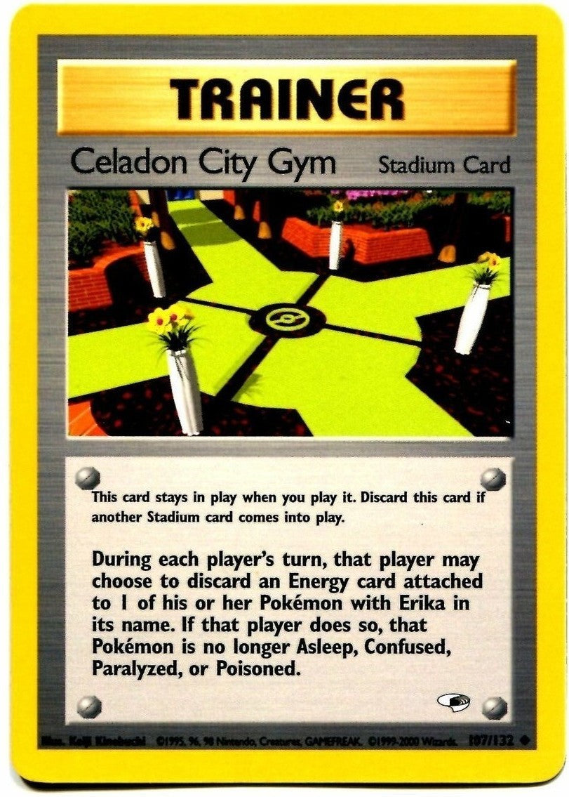 Celadon City Gym (107/132) [Gym Heroes Unlimited] | Play N Trade Winnipeg