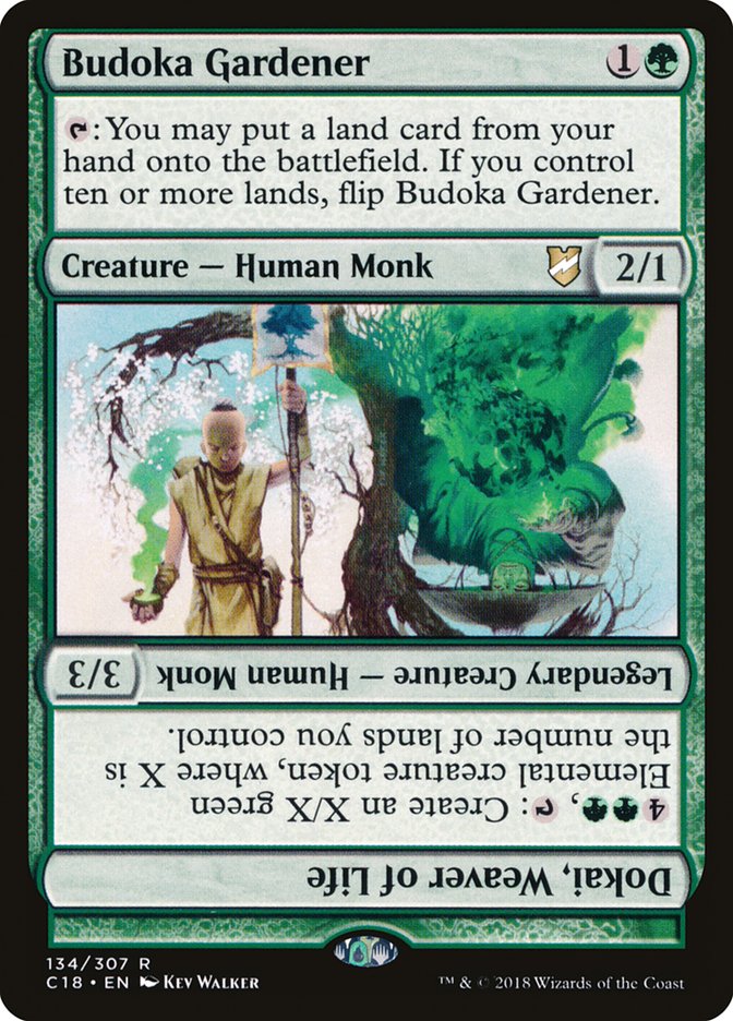 Budoka Gardener // Dokai, Weaver of Life [Commander 2018] | Play N Trade Winnipeg