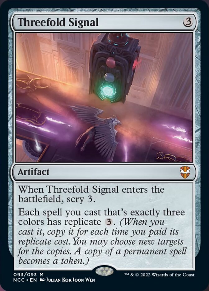 Threefold Signal [Streets of New Capenna Commander] | Play N Trade Winnipeg