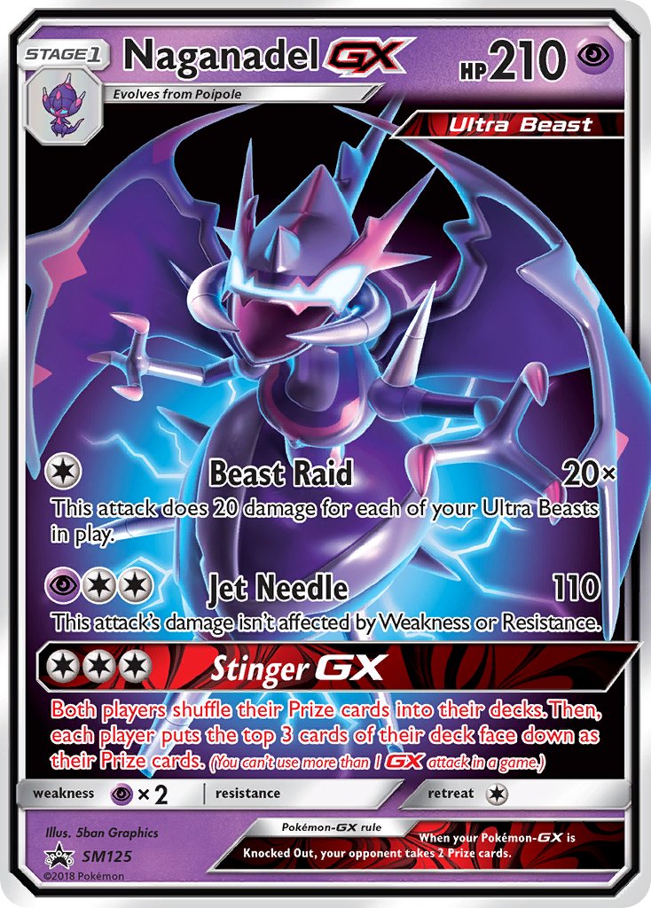 Naganadel GX (SM125) [Sun & Moon: Black Star Promos] | Play N Trade Winnipeg