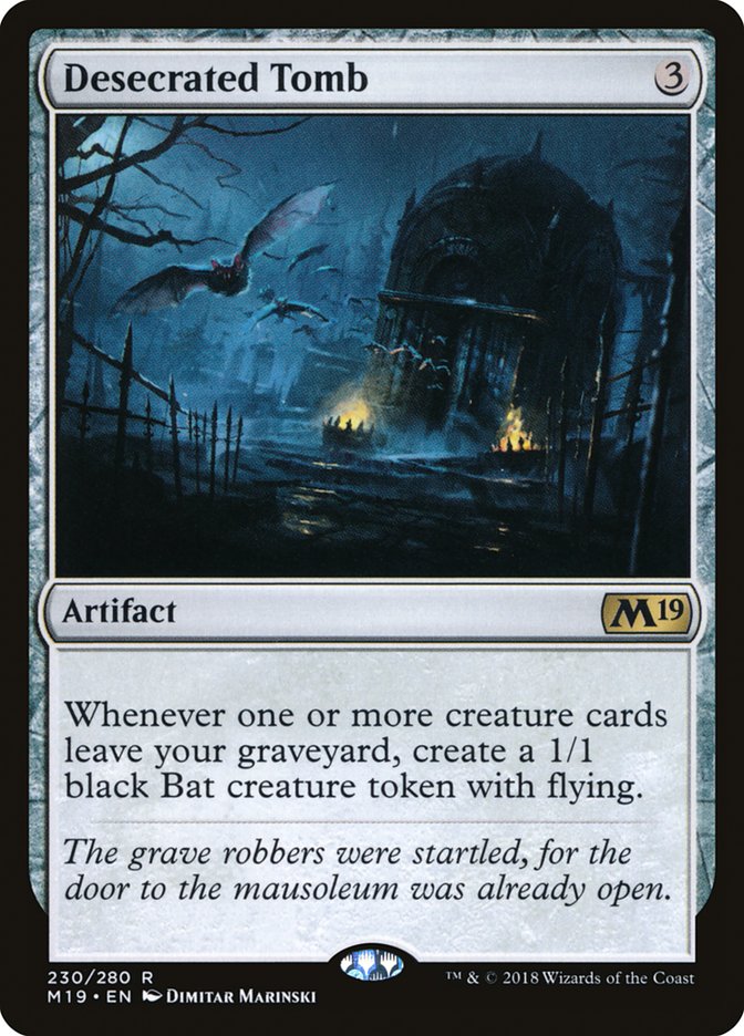 Desecrated Tomb [Core Set 2019] | Play N Trade Winnipeg