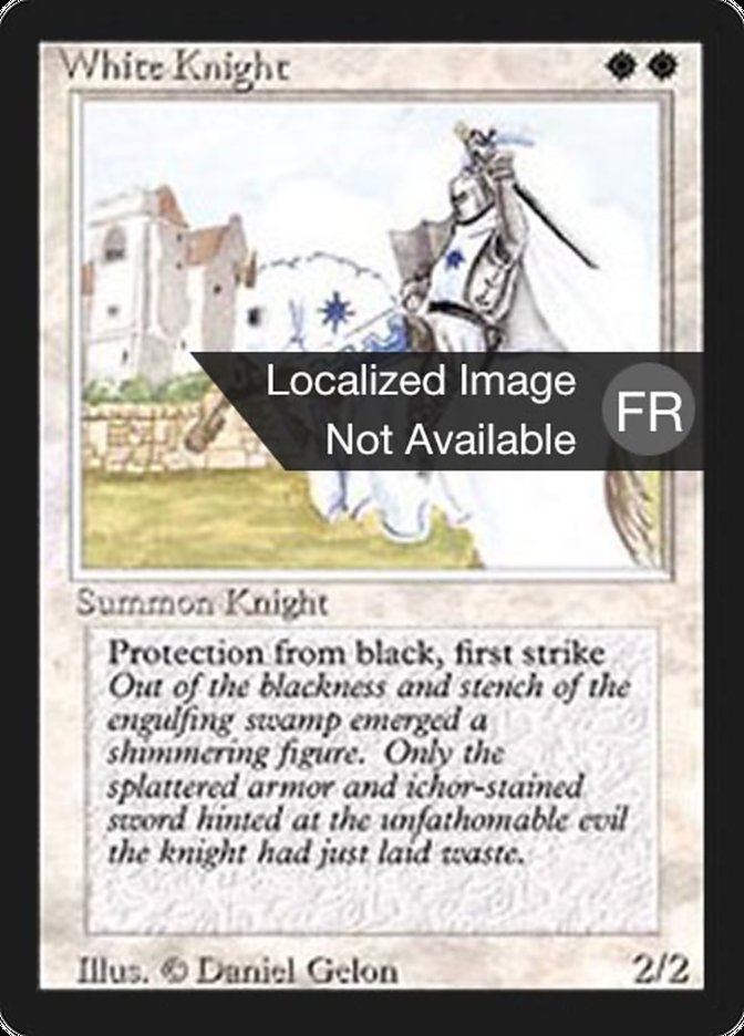 White Knight [Foreign Black Border] | Play N Trade Winnipeg