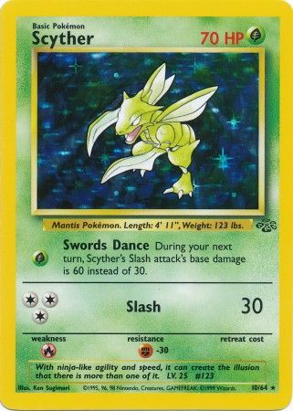 Scyther (10/64) [Jungle Unlimited] | Play N Trade Winnipeg