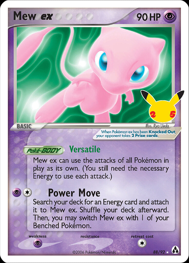 Mew ex (88/92) [Celebrations: 25th Anniversary - Classic Collection] | Play N Trade Winnipeg