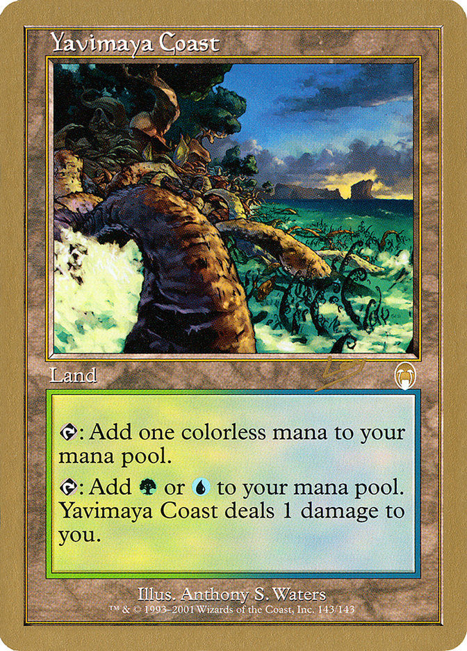 Yavimaya Coast (Raphael Levy) [World Championship Decks 2002] | Play N Trade Winnipeg