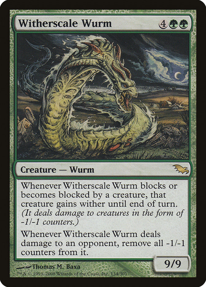 Witherscale Wurm [Shadowmoor] | Play N Trade Winnipeg