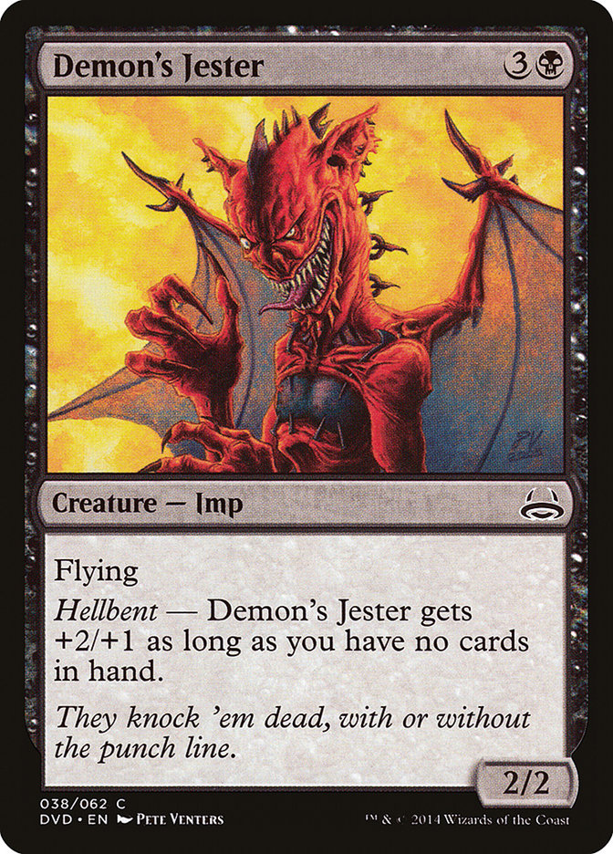 Demon's Jester (Divine vs. Demonic) [Duel Decks Anthology] | Play N Trade Winnipeg