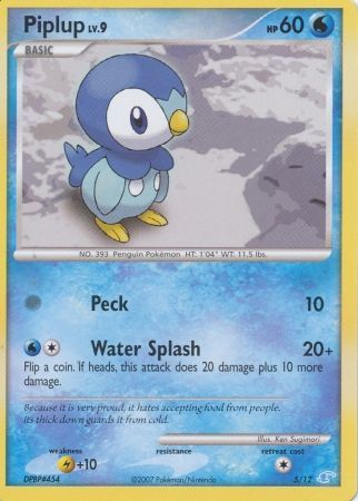 Piplup (5/12) [Diamond & Pearl: Trainer Kit - Manaphy] | Play N Trade Winnipeg