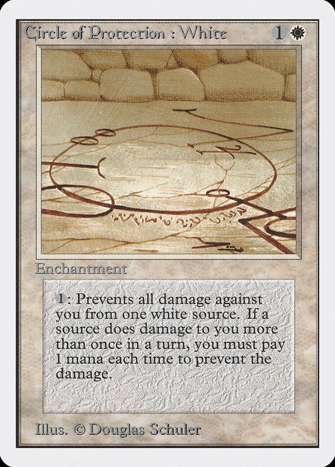 Circle of Protection: White [Unlimited Edition] | Play N Trade Winnipeg