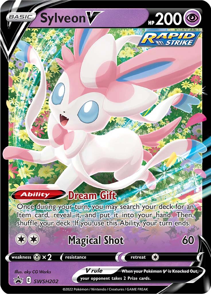 Sylveon V (SWSH202) [Sword & Shield: Black Star Promos] | Play N Trade Winnipeg