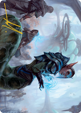 Lonis, Cryptozoologist Art Card (Gold-Stamped Signature) [Modern Horizons 2 Art Series] | Play N Trade Winnipeg