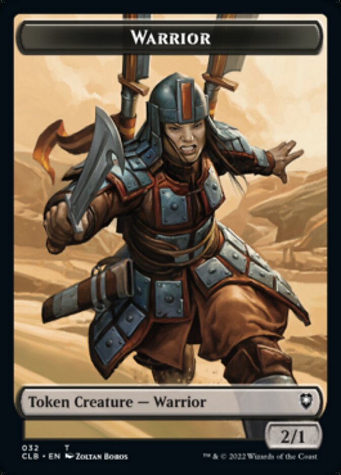 Warrior // Inkling Double-sided Token [Commander Legends: Battle for Baldur's Gate Tokens] | Play N Trade Winnipeg
