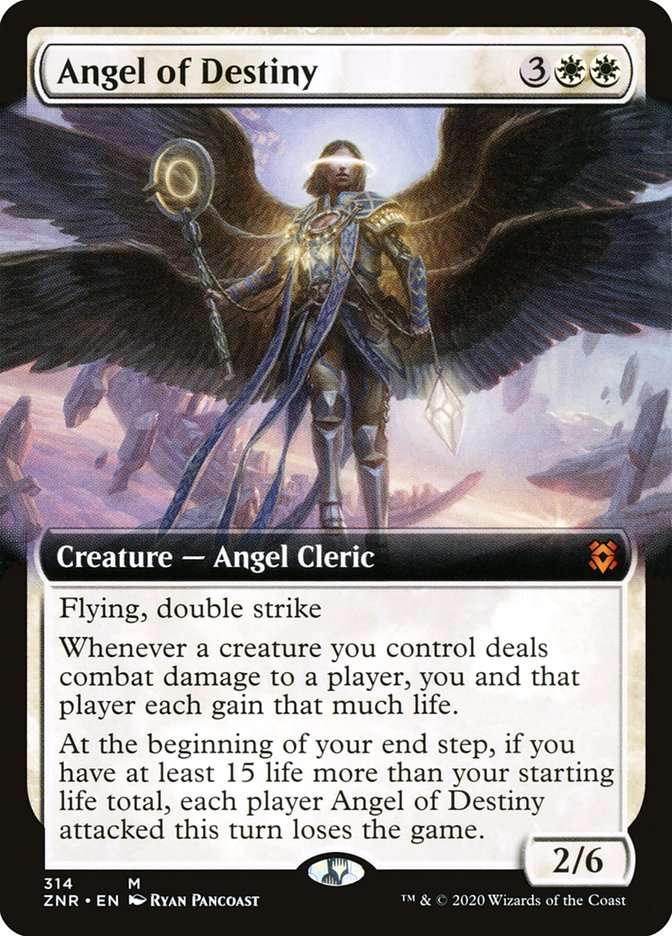 Angel of Destiny (Extended) [Zendikar Rising] | Play N Trade Winnipeg