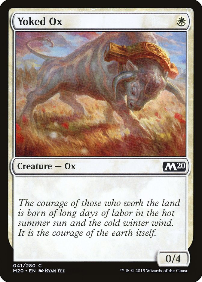 Yoked Ox [Core Set 2020] | Play N Trade Winnipeg