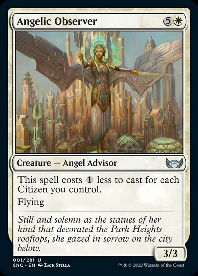 Angelic Observer [Streets of New Capenna] | Play N Trade Winnipeg