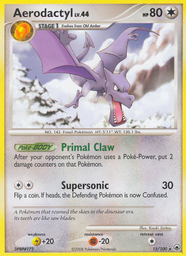 Aerodactyl (15/100) [Diamond & Pearl: Majestic Dawn] | Play N Trade Winnipeg