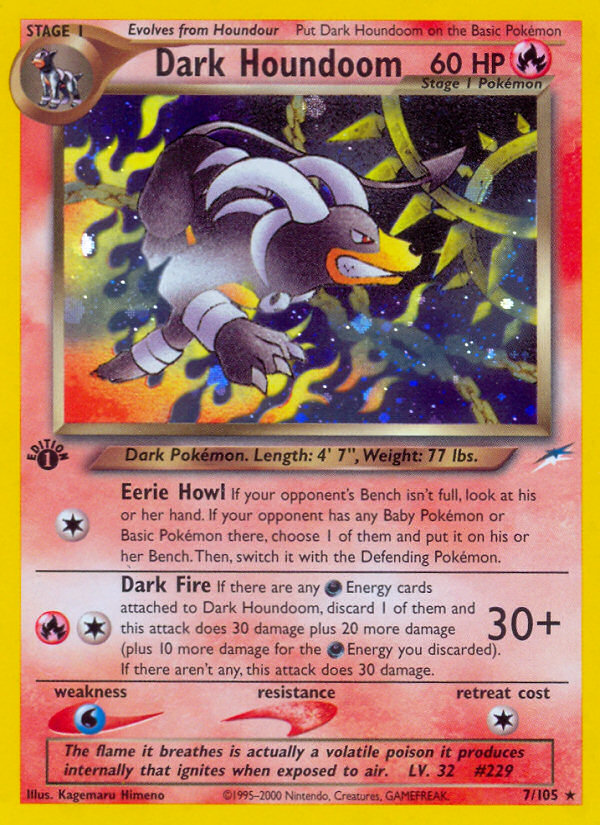 Dark Houndoom (7/105) [Neo Destiny 1st Edition] | Play N Trade Winnipeg