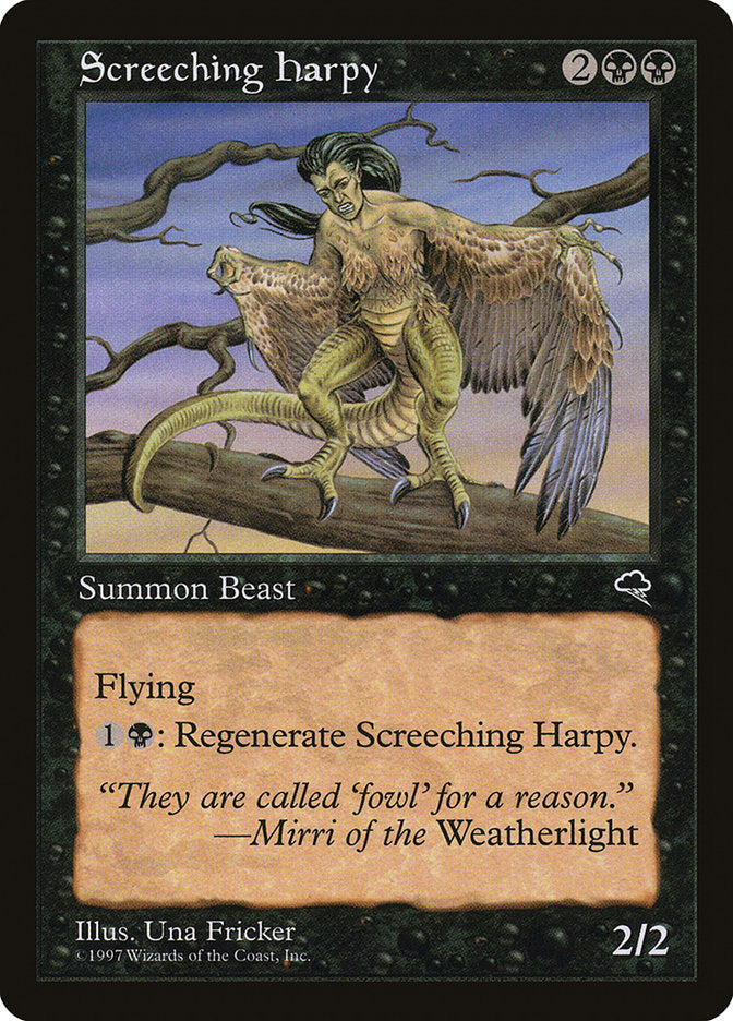 Screeching Harpy [Tempest] | Play N Trade Winnipeg
