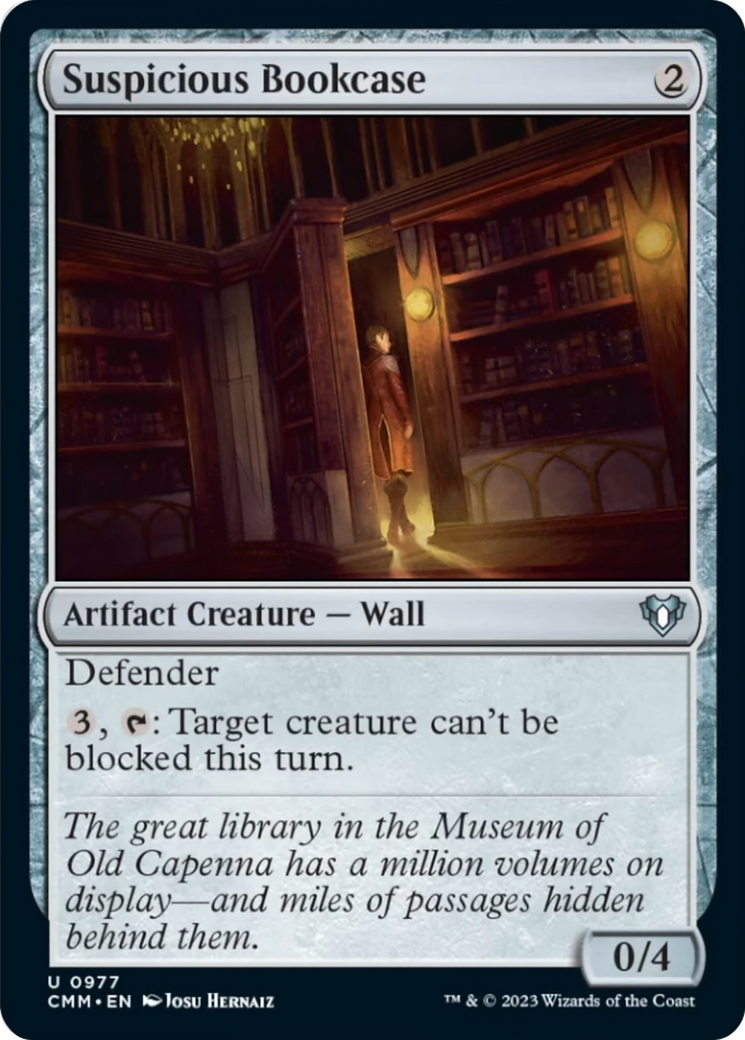 Suspicious Bookcase [Commander Masters] | Play N Trade Winnipeg