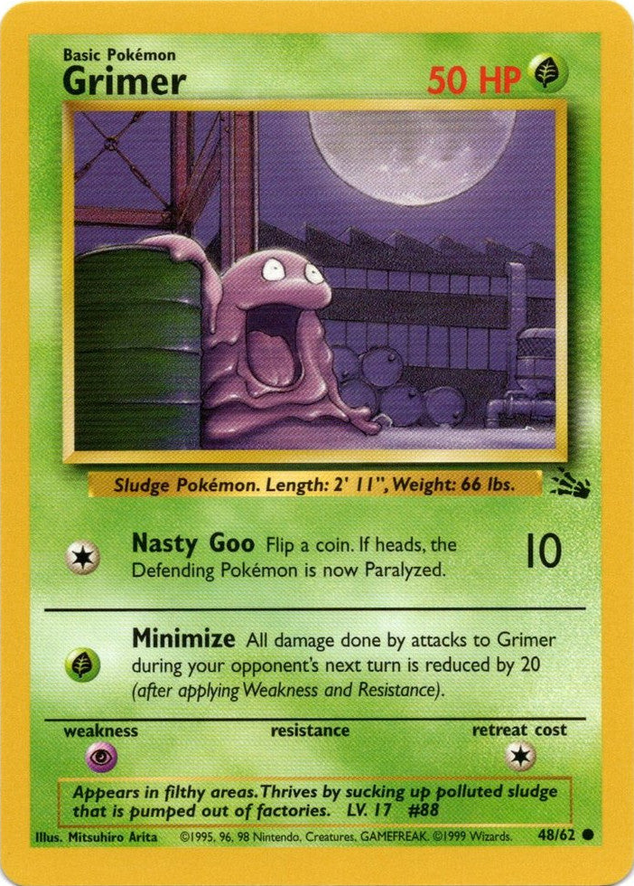 Grimer (48/62) [Fossil Unlimited] | Play N Trade Winnipeg