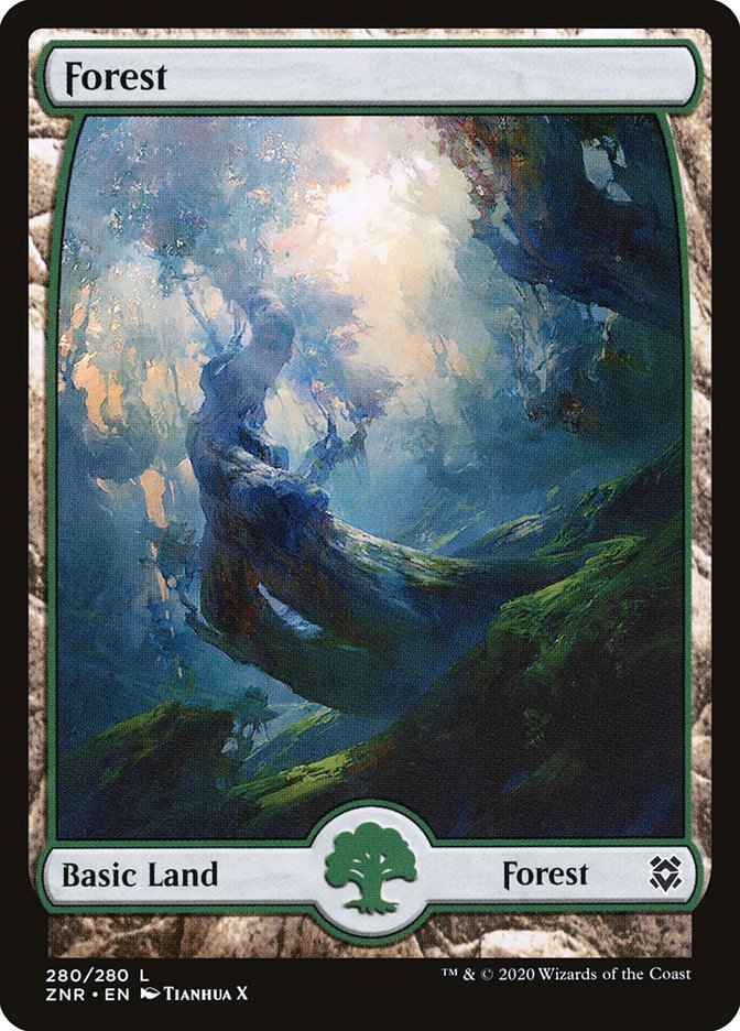 Forest (280) [Zendikar Rising] | Play N Trade Winnipeg