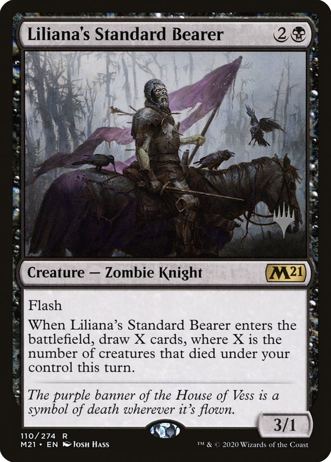 Liliana's Standard Bearer (Promo Pack) [Core Set 2021 Promos] | Play N Trade Winnipeg