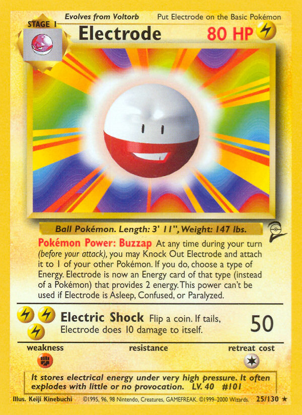 Electrode (25/130) [Base Set 2] | Play N Trade Winnipeg