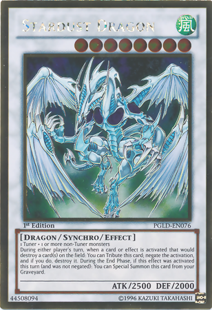 Stardust Dragon [PGLD-EN076] Gold Rare | Play N Trade Winnipeg