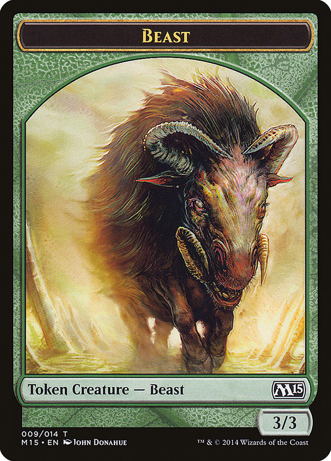 Beast (009/014) [Magic 2015 Tokens] | Play N Trade Winnipeg