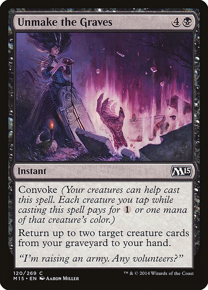 Unmake the Graves [Magic 2015] | Play N Trade Winnipeg