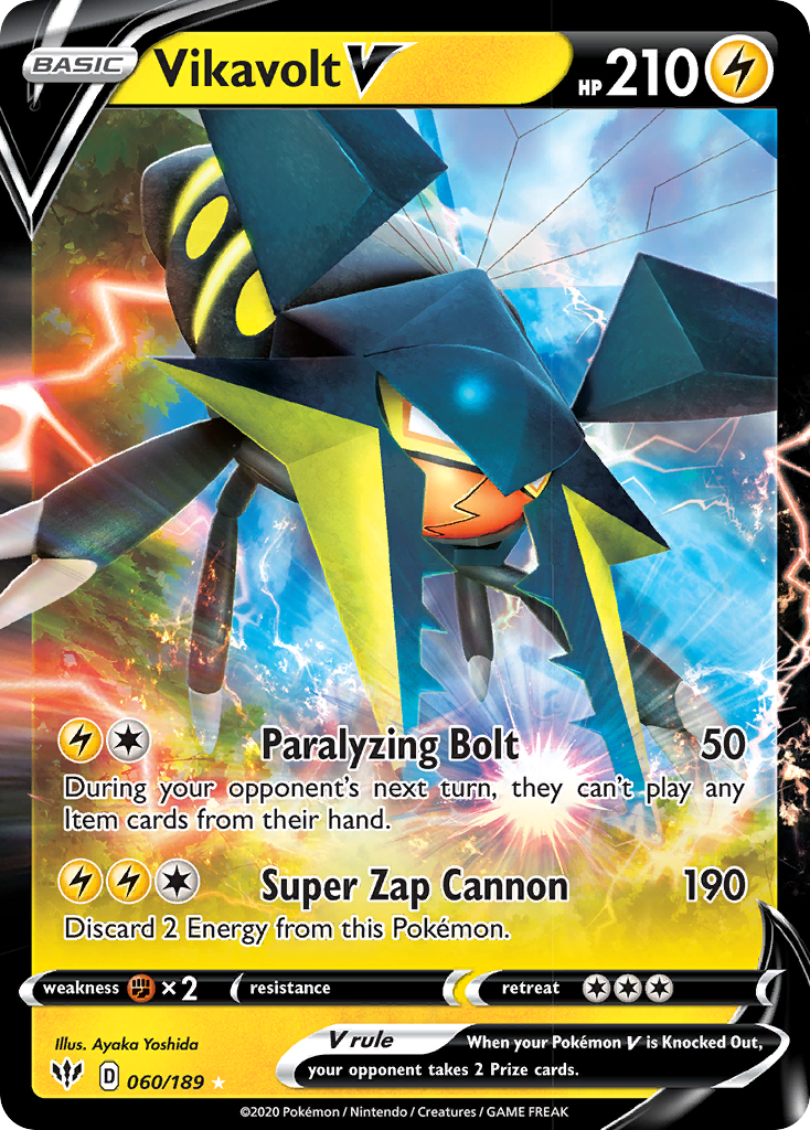 Vikavolt V (060/189) [Sword & Shield: Darkness Ablaze] | Play N Trade Winnipeg