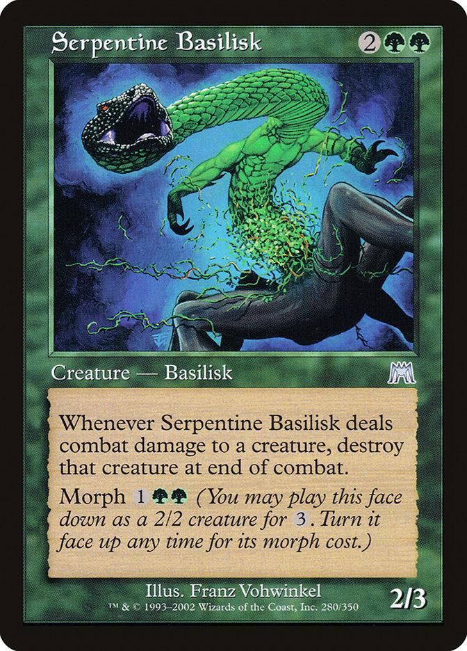 Serpentine Basilisk [Onslaught] | Play N Trade Winnipeg