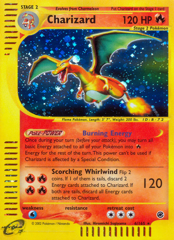 Charizard (6/165) [Expedition: Base Set] | Play N Trade Winnipeg