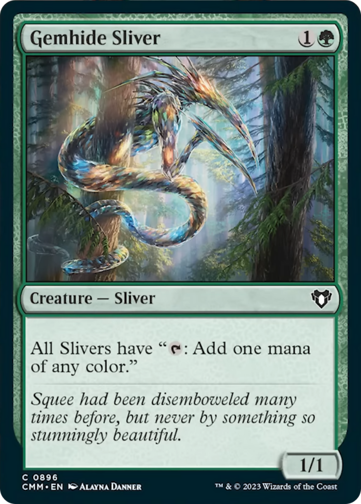 Gemhide Sliver [Commander Masters] | Play N Trade Winnipeg