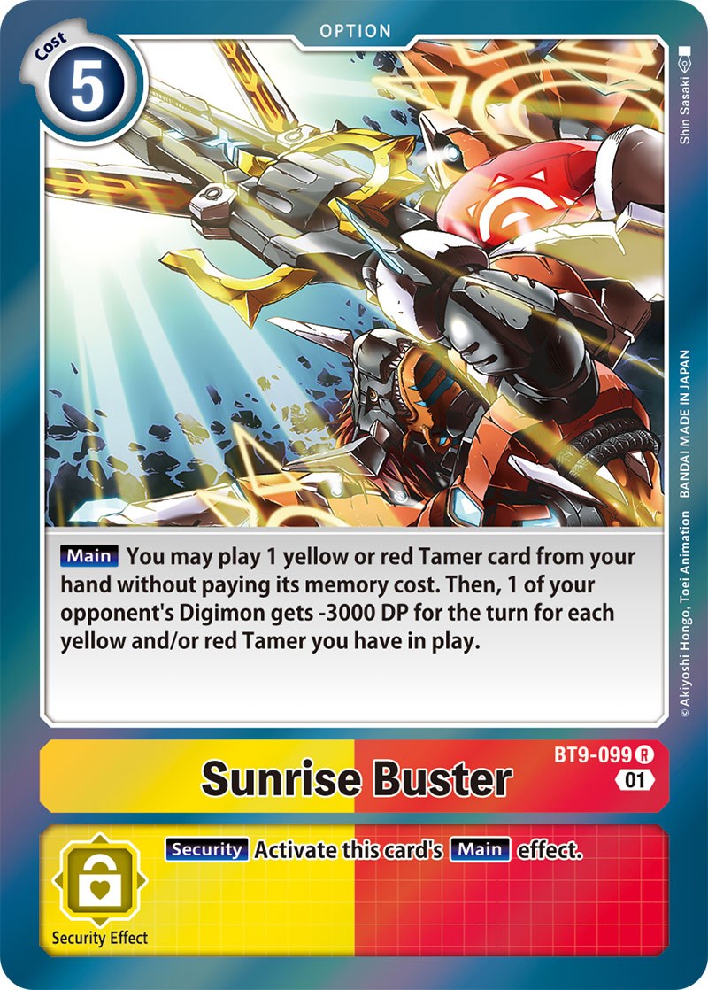 Sunrise Buster [BT9-099] [X Record] | Play N Trade Winnipeg