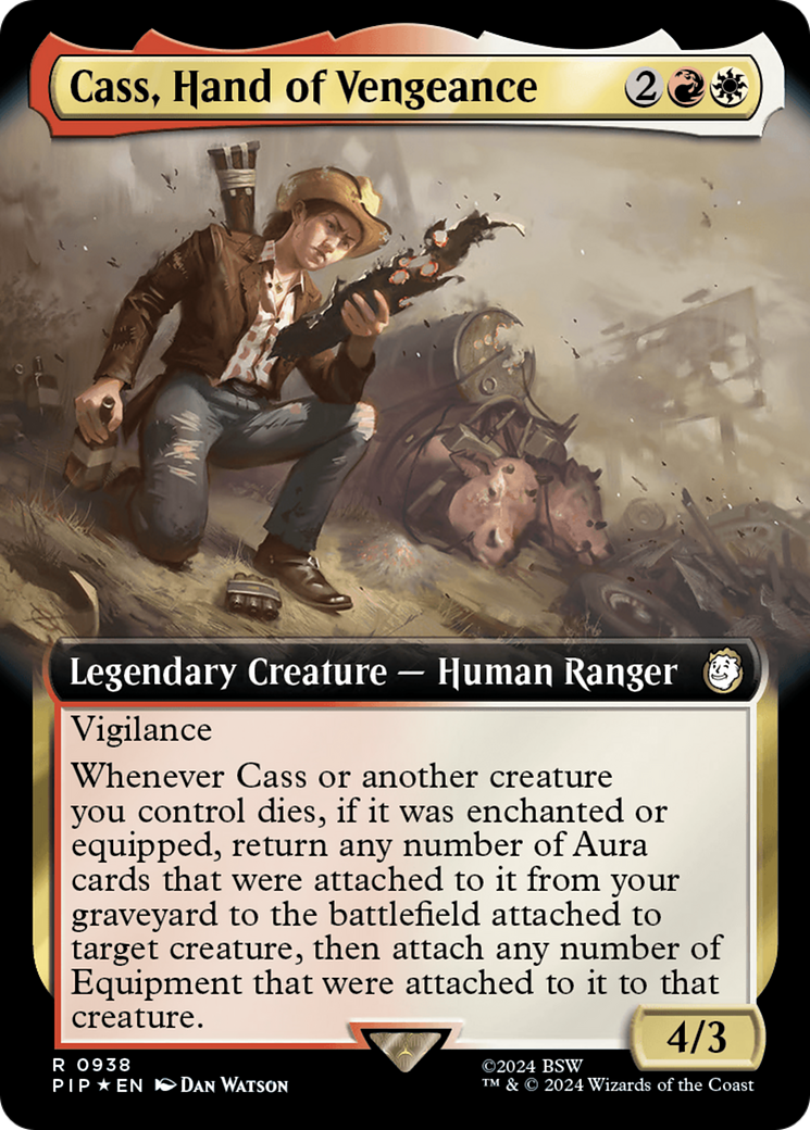 Cass, Hand of Vengeance (Extended Art) (Surge Foil) [Fallout] | Play N Trade Winnipeg